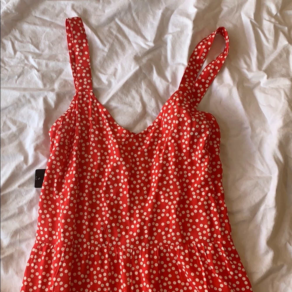 NEW WITH TAGS: Spring polka dot jumpsuit